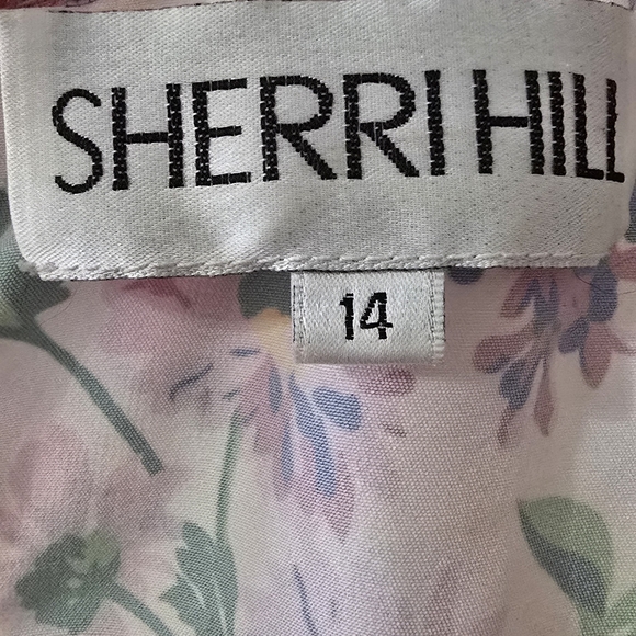 Sherri Hill Pastel Floral Dress - Picture 5 of 9